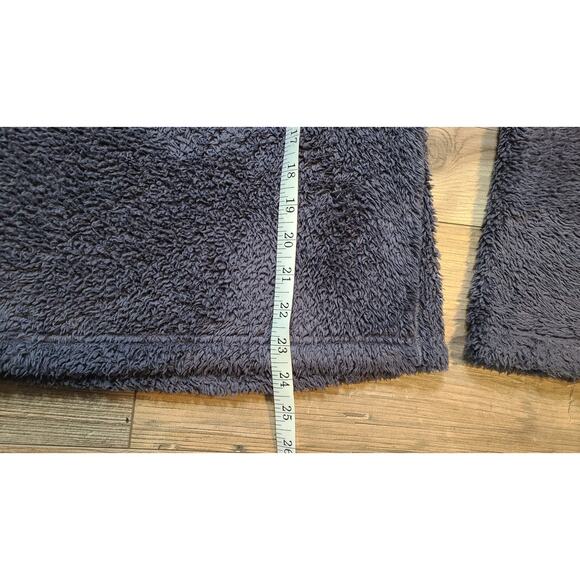 Patagonia Los Gatos Jacket M Cozy Soft Quarter Zip Fleece Pullover Smolder Blue - Picture 8 of 9